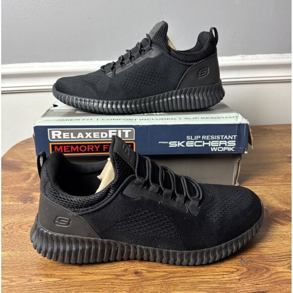 Skechers Work Cessnock SR Shoes Men's Slip-Resistant Food Service 77188 Sz 10.5 - Picture 1 of 10